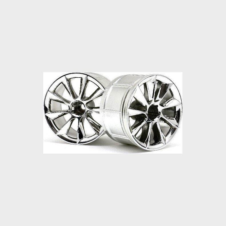 Lp35 Wheel Atg Rs8 Chrome (2pcs) - Hp33464 - Hpi Racing