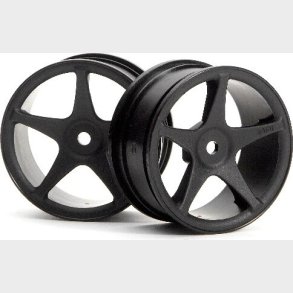 Super Star Wheels 26mm Black (1mm Offset) - Hp3696 - Hpi Racing