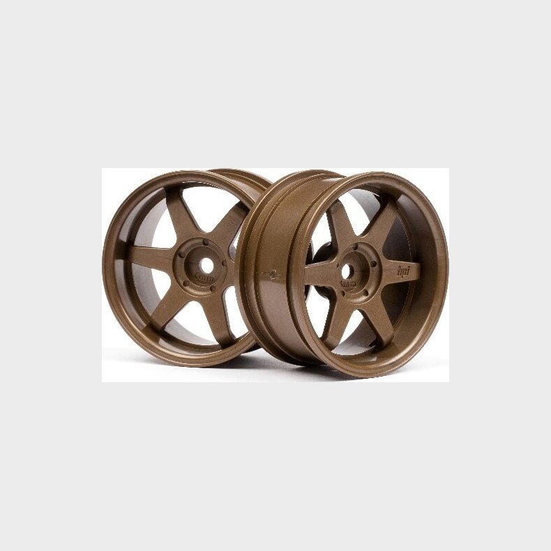 Te37 Wheel 26mm Bronze (0mm Offset) - Hp3838 - Hpi Racing
