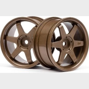 Te37 Wheel 26mm Bronze (3mm Offset) - Hp3843 - Hpi Racing