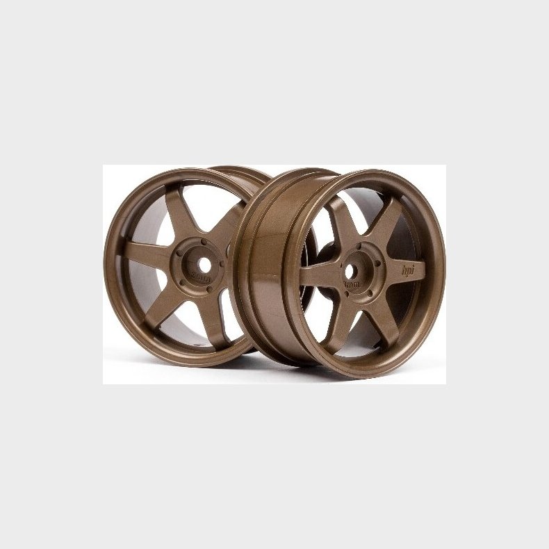 Te37 Wheel 26mm Bronze (3mm Offset) - Hp3843 - Hpi Racing