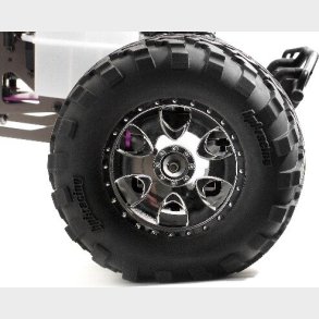 Mounted Gt2 Tyre S Compound On Warlock Wheel Crm - Hp4709 - Hpi Racing