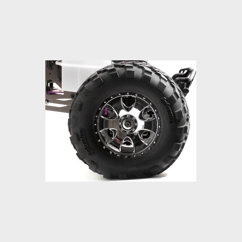 Mounted Gt2 Tyre S Compound On Warlock Wheel Crm - Hp4709 - Hpi Racing