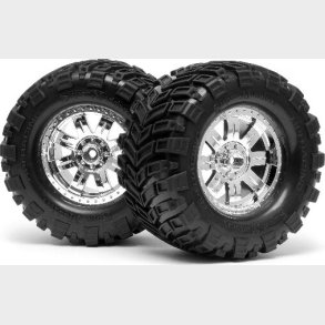 Mounted Super Mud Tire 165x88mm Ringz Wheel Shncrm - Hp4726 - Hpi Racing
