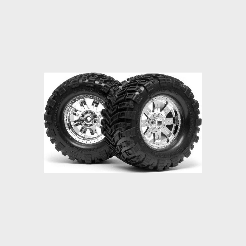 Mounted Super Mud Tire 165x88mm Ringz Wheel Shncrm - Hp4726 - Hpi Racing