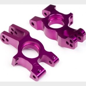 Aluminum Rear Hub (purple) - Hp66797 - Hpi Racing