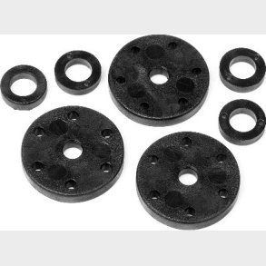 6 Holes Shock Piston Set (holes 1.2/1.3/1.4mm) - Hp67353 - Hpi Racing