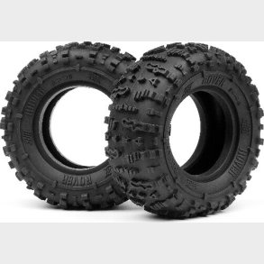 Rover 1.9 Tire (red/rock Crawler/2pcs) - Hp67913 - Hpi Racing