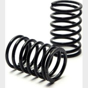Shock Spring 13x25x1.7mm 7 Coils(black/2pcs - Hp6831 - Hpi Racing