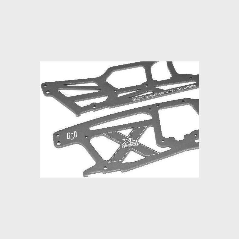 Main Chassis Set (savage Xl/gray) - Hp73941 - Hpi Racing