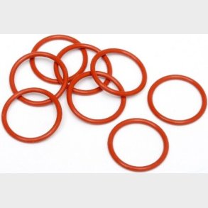 O-ring S15 (15x1.5mm/orange/8pcs) - Hp75071 - Hpi Racing