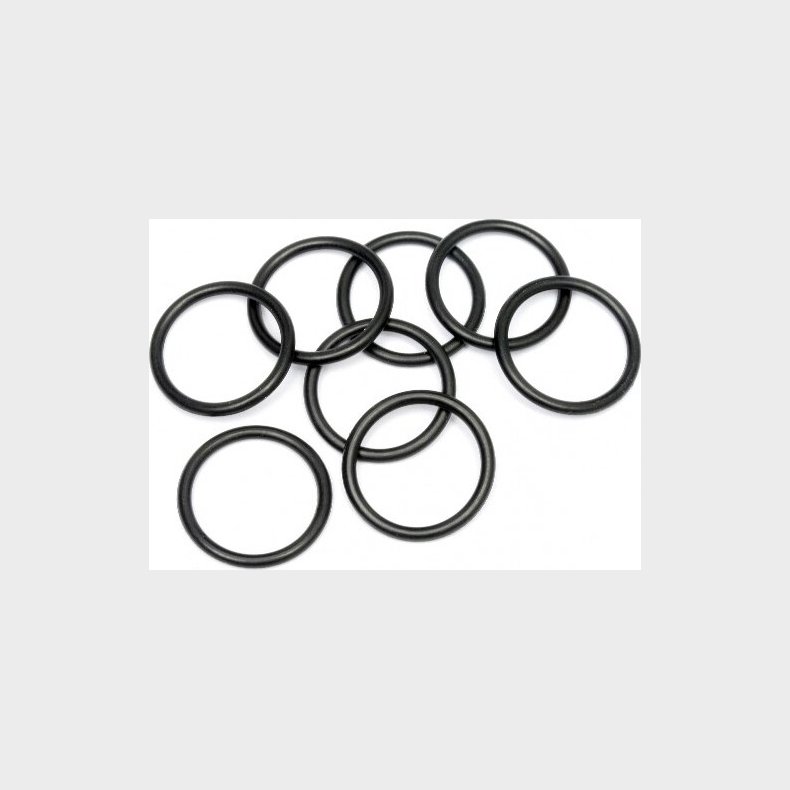 O-ring P20 (20x2.5mm/black/8pcs) - Hp75072 - Hpi Racing