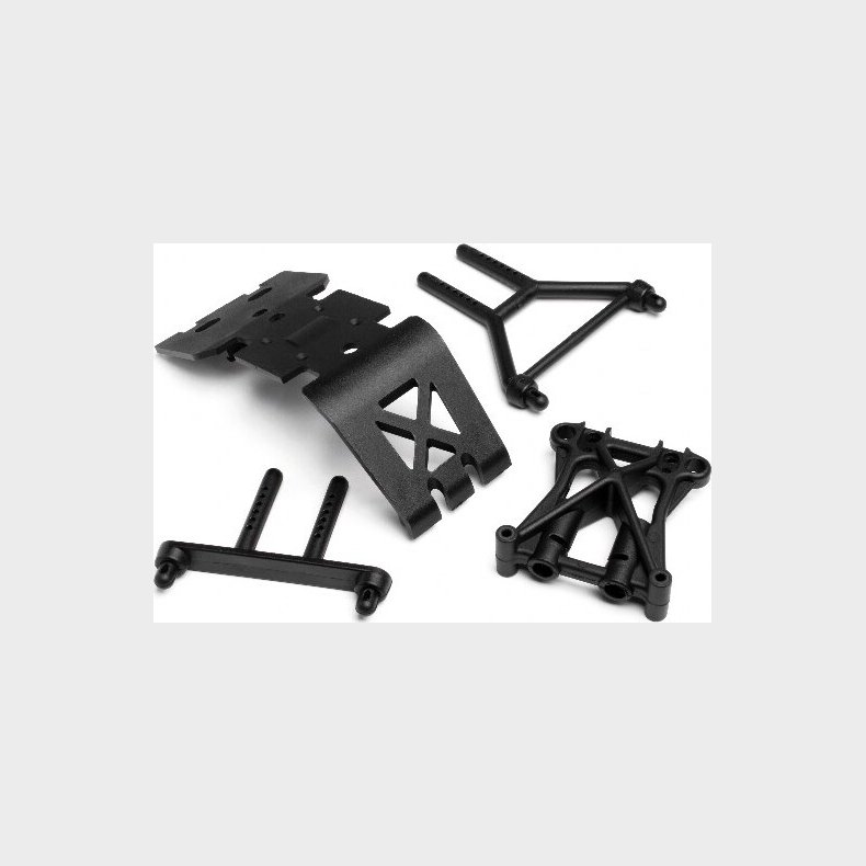 Skid Plate/shock Tower Set - Hp82014 - Hpi Racing