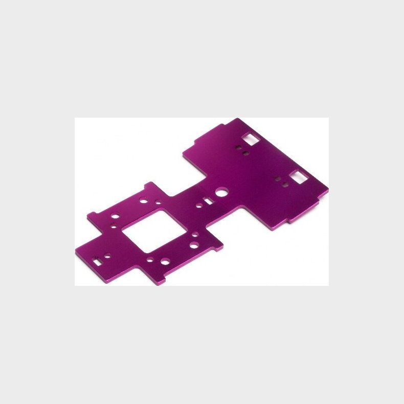 Gear Box Under Plate 2.5mm (purple) - Hp82030 - Hpi Racing