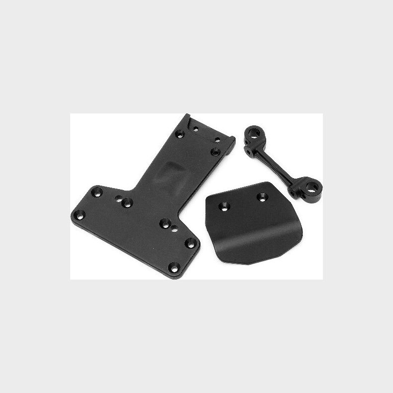 Skid Plate/rear Chassis Set - Hp85210 - Hpi Racing