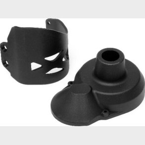 Gear Cover/motor Guard Set - Hp85211 - Hpi Racing