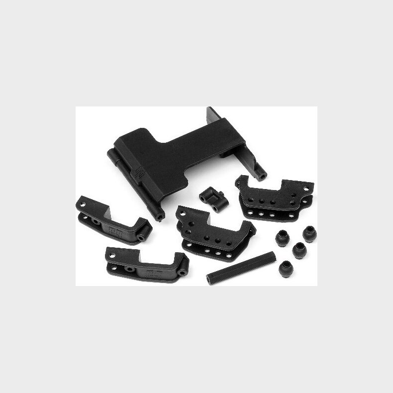 Servo Mount/high Link Bracket Set (wheely King) - Hp85632 - Hpi Racing