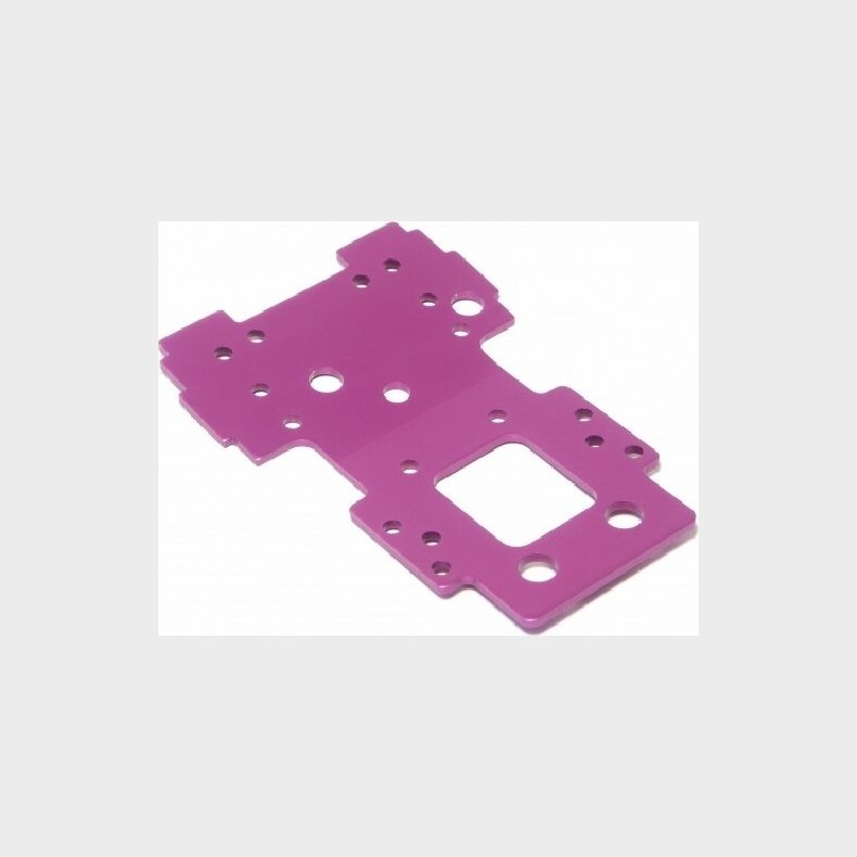 Bulkhead Lower Plate 2.5mm (purple) - Hp86067 - Hpi Racing