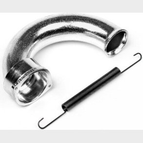 Exhaust Header (silver) - Hp86247 - Hpi Racing