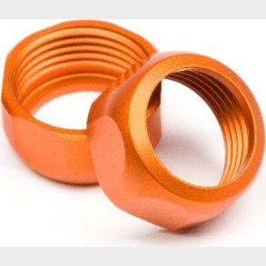 Shock Cap 10mm (orange/2pcs) - Hp86273 - Hpi Racing