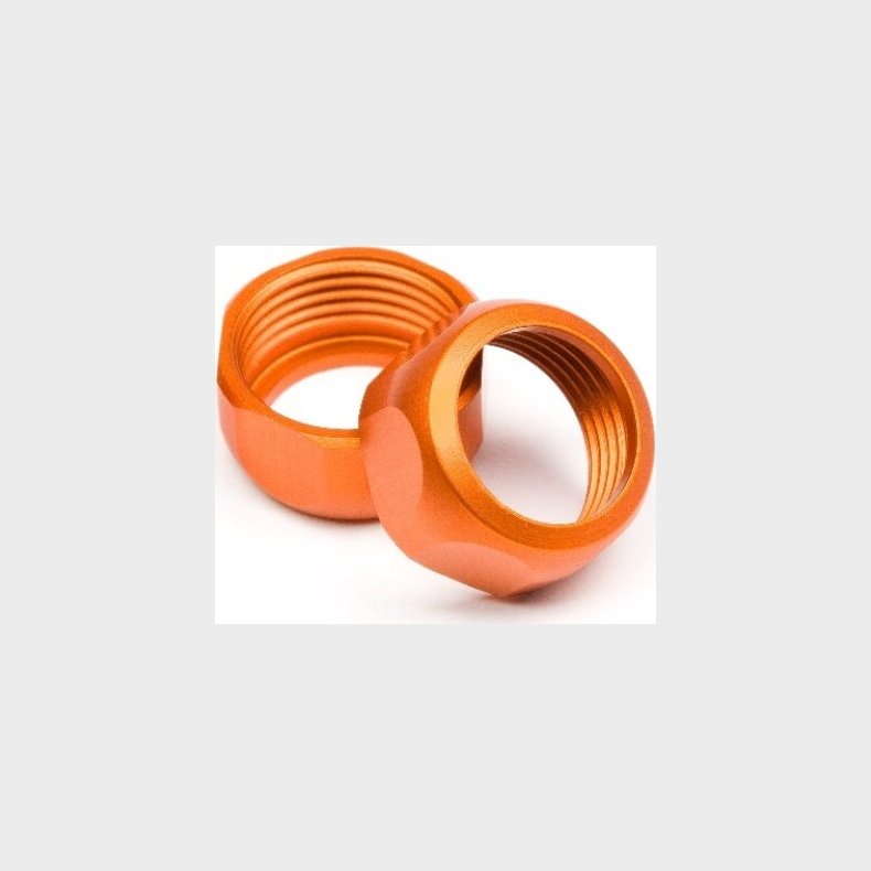 Shock Cap 10mm (orange/2pcs) - Hp86273 - Hpi Racing