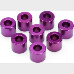 Spacer 4x8x6.5mm(purple/8pcs) - Hp86378 - Hpi Racing
