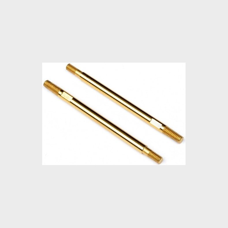 Titanium Nitride Coated Shock Shaft 3x50mm (2pcs) - Hp86842 - Hpi Racing