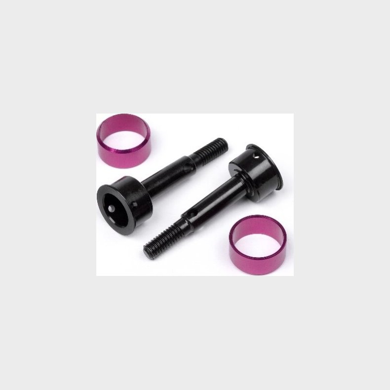 Rear Universal Axle 12.5x31mm (w/ Retainers/2pcs) - Hp86965 - Hpi Racing