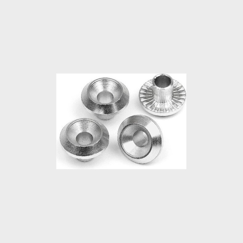 Wheel Washer (silver/4pcs) - Hp86985 - Hpi Racing
