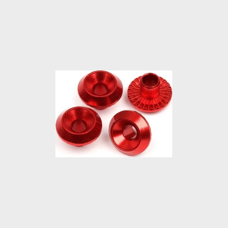 Wheel Washer (red/4pcs) - Hp86988 - Hpi Racing