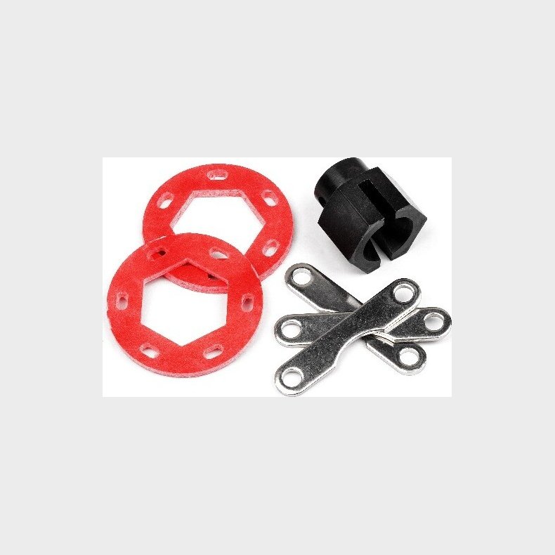 Fiberglass Dual Disk Brake Conversion Kit - Hp87025 - Hpi Racing