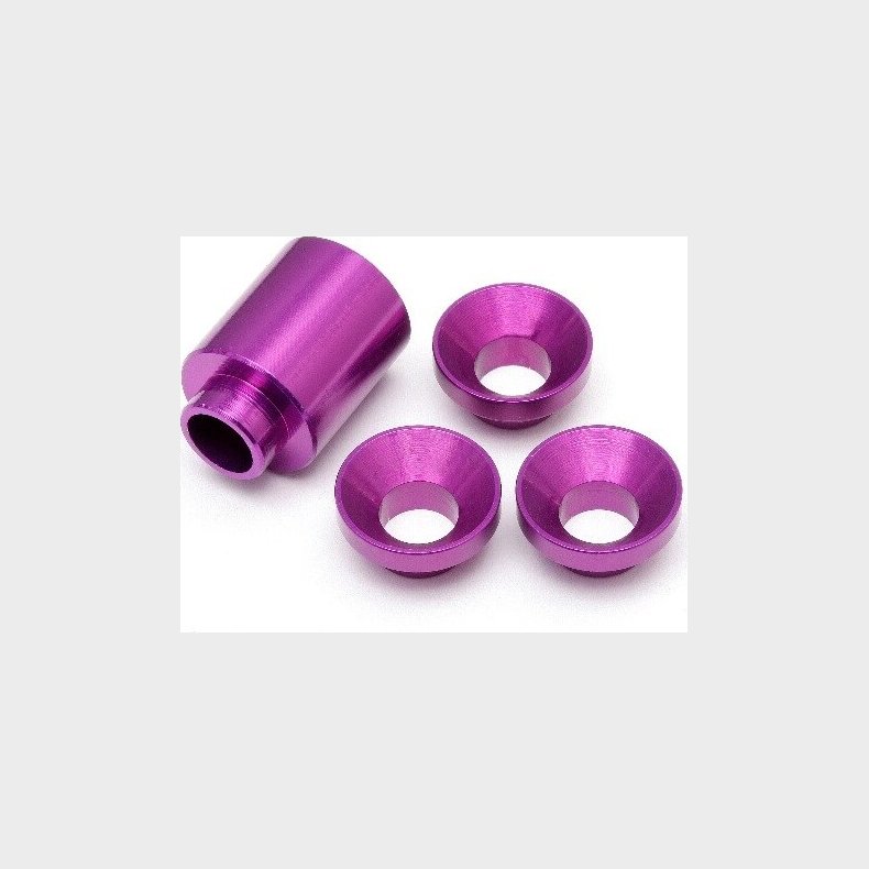 Spacer Set For Clutch Bell Holder (purple) - Hp87459 - Hpi Racing