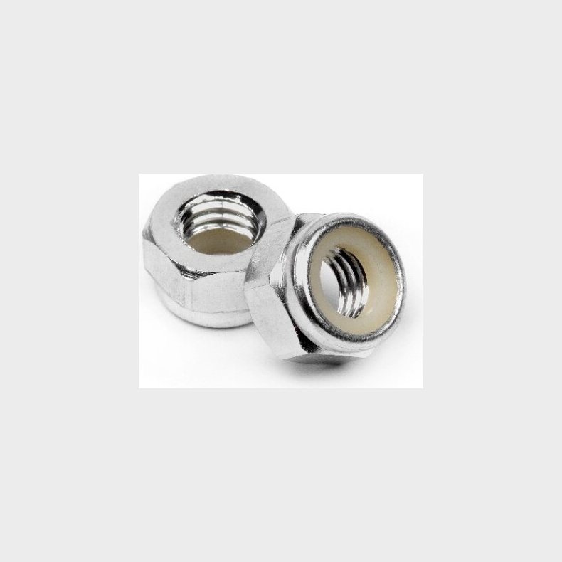 Aluminum Lock Nut M5 (silver/10pcs) - Hp95862 - Hpi Racing