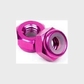 Aluminum Lock Nut M4 (purple/10pcs) - Hpz867 - Hpi Racing