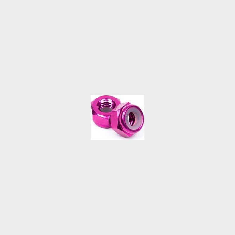 Aluminum Lock Nut M4 (purple/10pcs) - Hpz867 - Hpi Racing