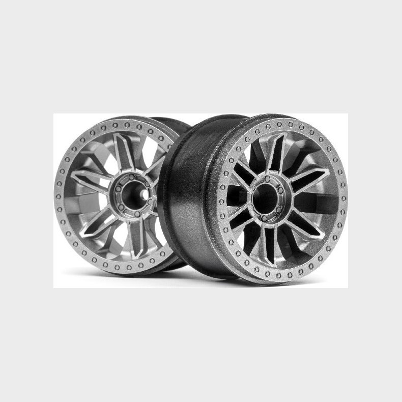 6-shot St Wheel (silver/2pcs) - Hp120136 - Hpi Racing