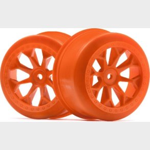 8-shot Sc Wheel (orange/2pcs) - Hp120134 - Hpi Racing
