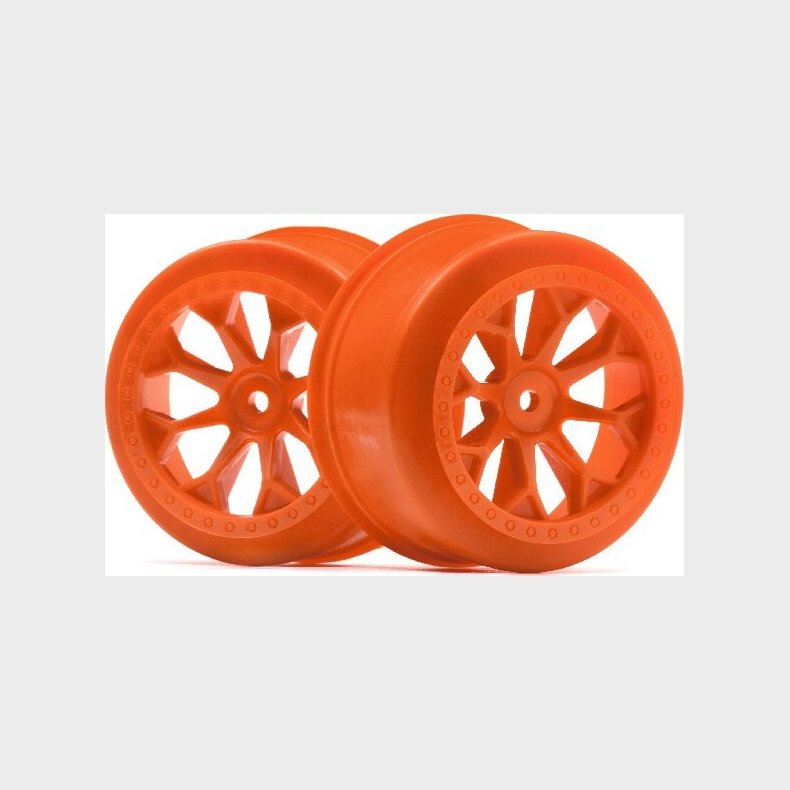 8-shot Sc Wheel (orange/2pcs) - Hp120134 - Hpi Racing