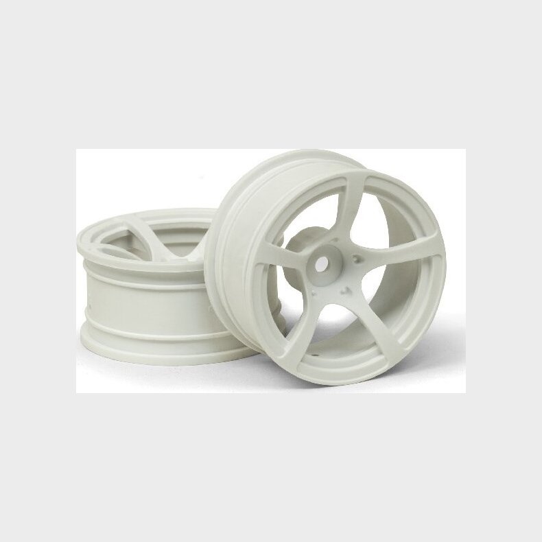 D5 Wheel White (9mm/2pcs) - Hp120205 - Hpi Racing