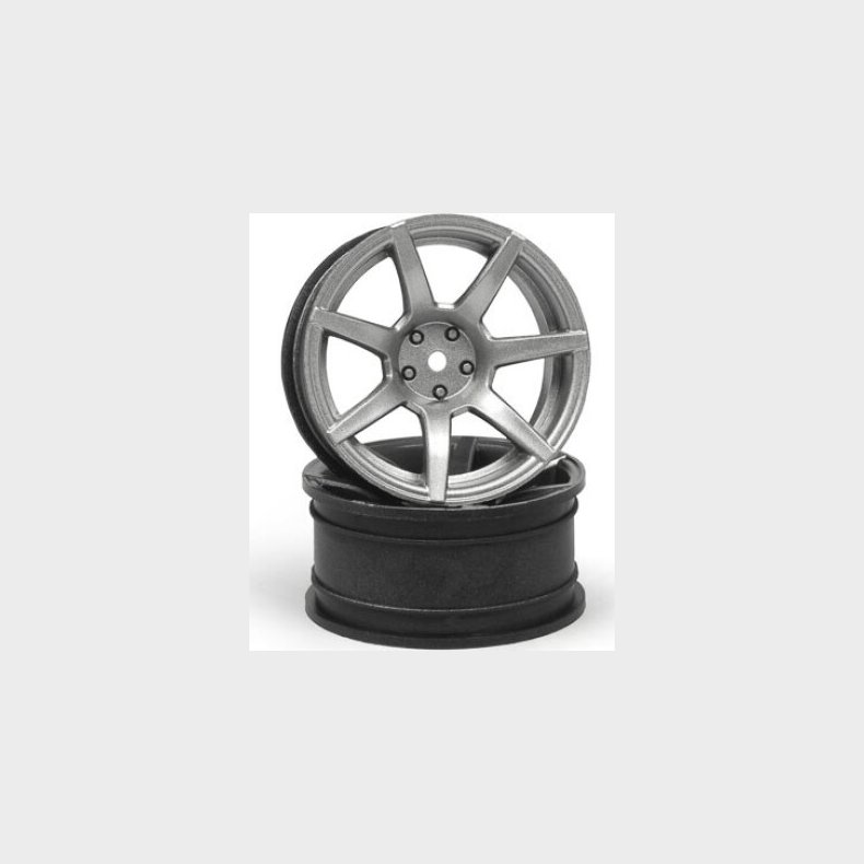 7twenty Style55 Wheel Gunmetal (6mm/2pcs) - Hp120225 - Hpi Racing