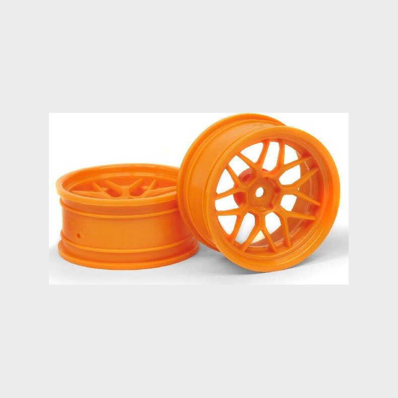 Tech 7 Wheel Orange (6mm/2pcs) - Hp120250 - Hpi Racing