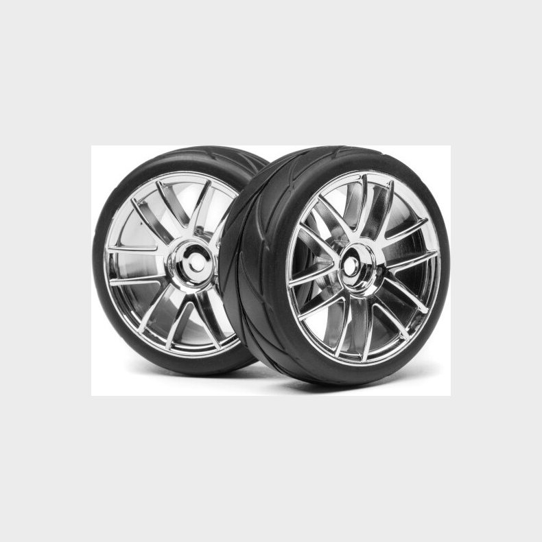 Wheel And Tire Set (2pcs) (tc) - Mv22768 - Maverick Rc