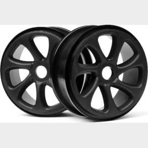 Black Turbine Wheels (pr) - Mv23045 - Maverick Rc
