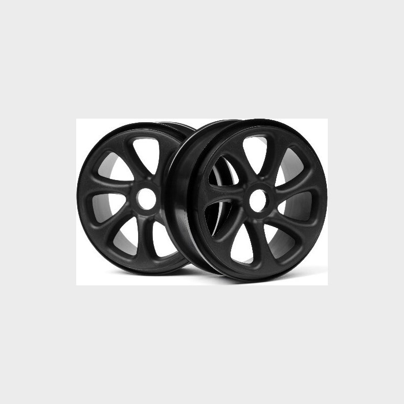 Black Turbine Wheels (pr) - Mv23045 - Maverick Rc