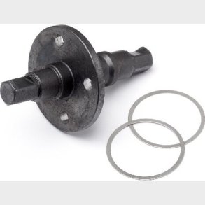 Centre Locked Diff. Shaft (blackout Mt) - Mv24026 - Maverick Rc