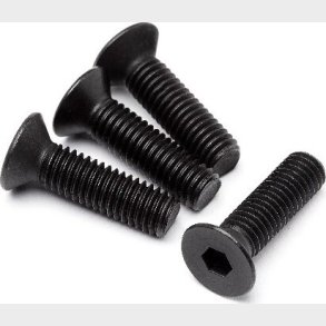 Flat Head Screw M5x18mm 4 Pcs - Mv24077 - Maverick Rc
