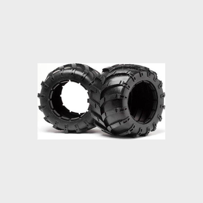 Tyres W/inserts 2 Pcs (blackout Mt) - Mv24106 - Maverick Rc