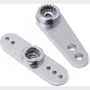 Alu Servo Horns Blackout Mt With Metal Gear Servo - Mv24125 - Maverick Rc