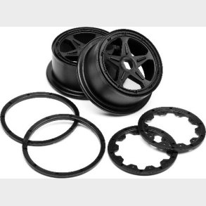 Blackout Xb Wheel Set (rear) Pr - Mv24174 - Maverick Rc