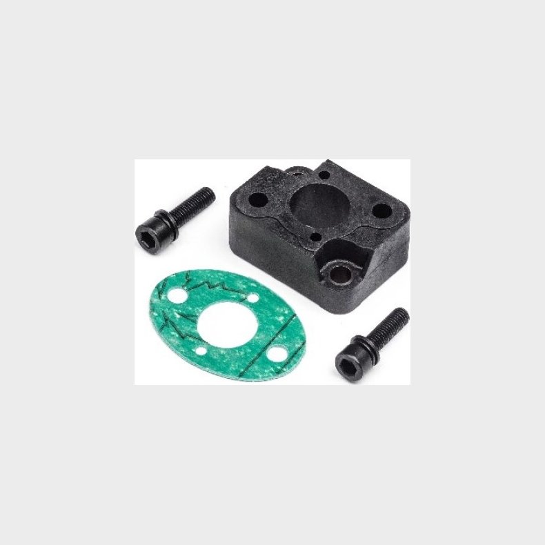 Carburettor Spacer Set (blackout) - Mv24203 - Maverick Rc